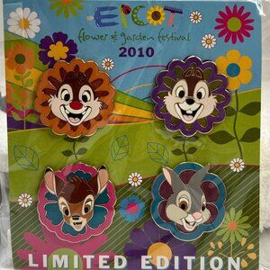 Disney Epcot Flower and Garden Festival 2010 - LE 500 Collector's Set - 2010